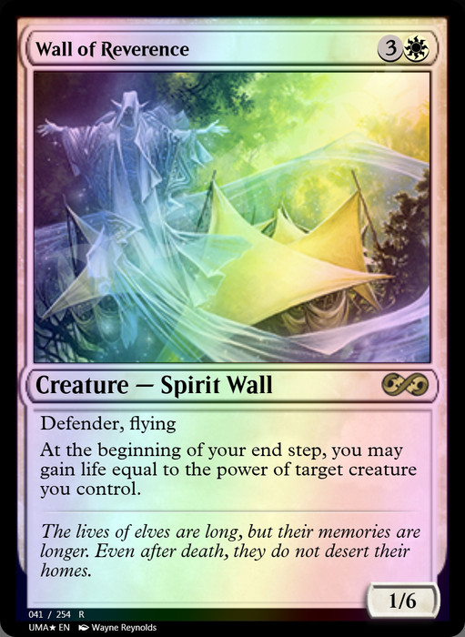 Wall of Reverence FOIL