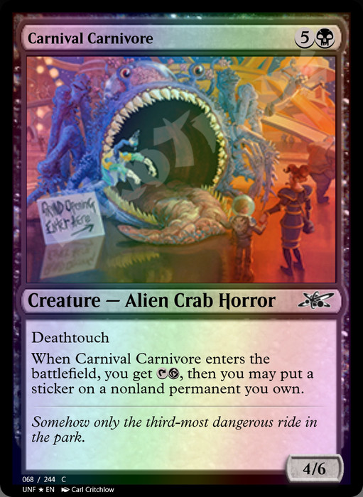 Carnival Carnivore FOIL