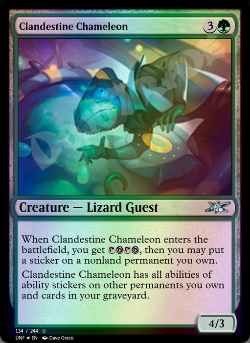 Clandestine Chameleon FOIL