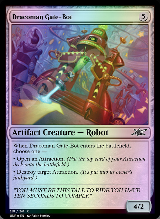 Draconian Gate-Bot FOIL