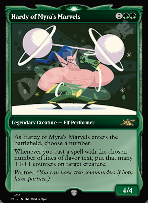 Hardy of Myra's Marvels