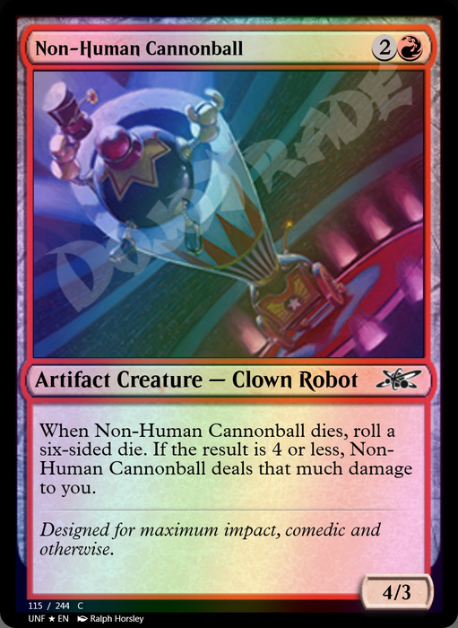 Non-Human Cannonball FOIL