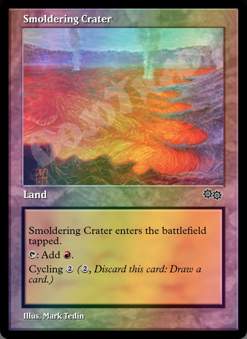 Smoldering Crater FOIL