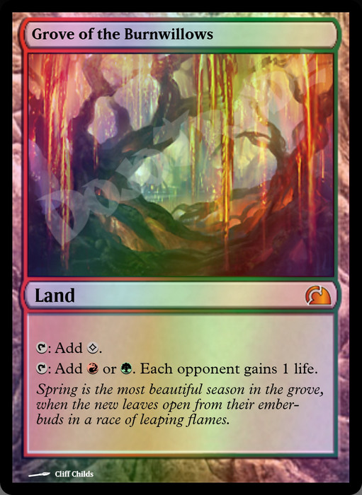 Grove of the Burnwillows FOIL