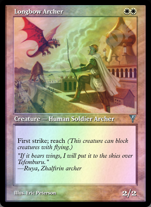 Longbow Archer FOIL