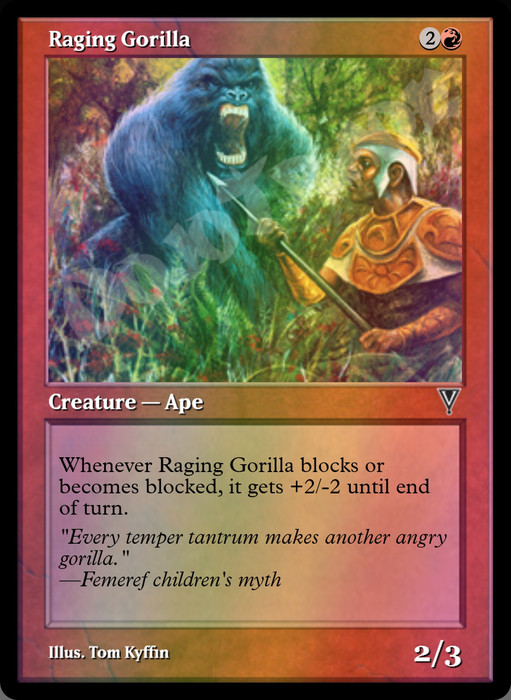 Raging Gorilla FOIL