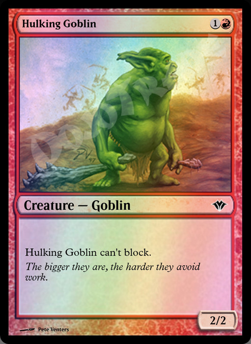 Hulking Goblin FOIL