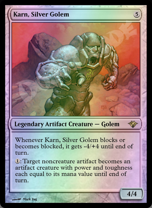 Karn, Silver Golem FOIL