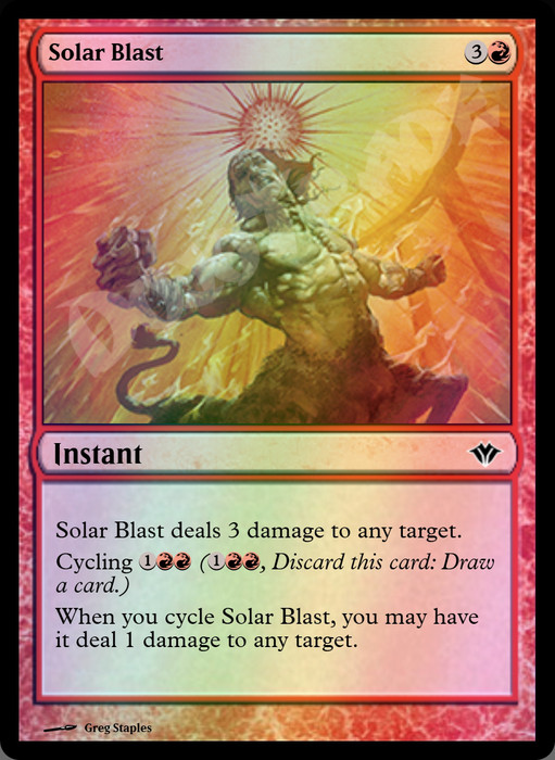 Solar Blast FOIL