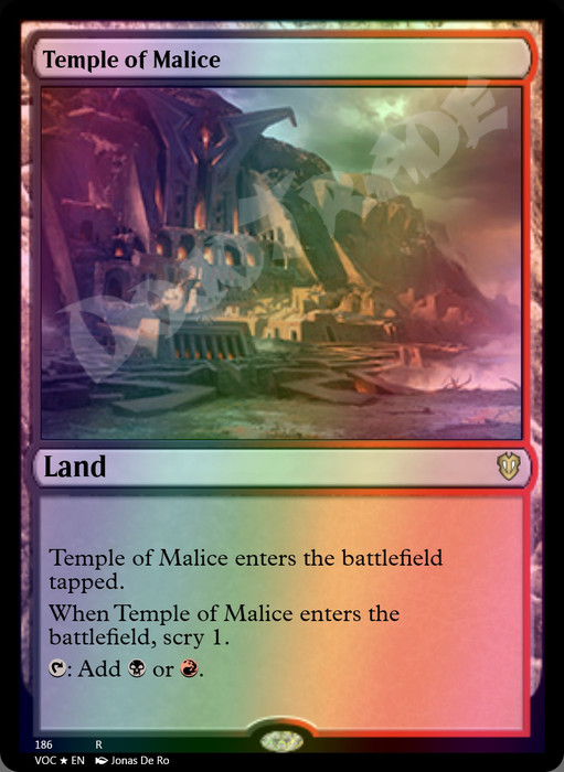 Temple of Malice FOIL