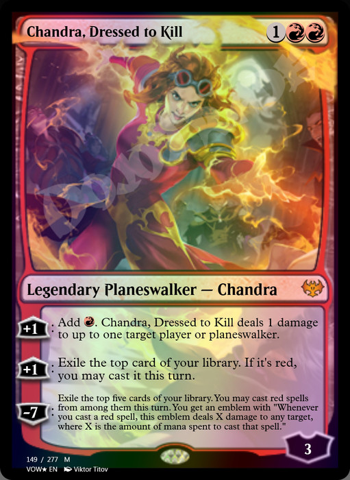 Chandra, Dressed to Kill FOIL