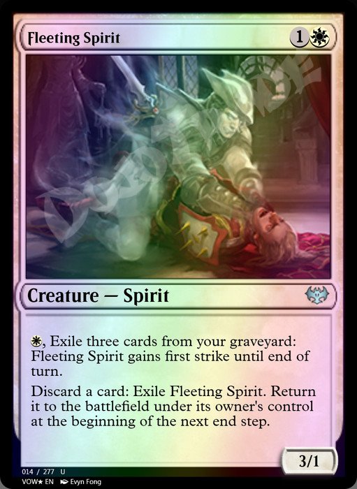 Fleeting Spirit FOIL