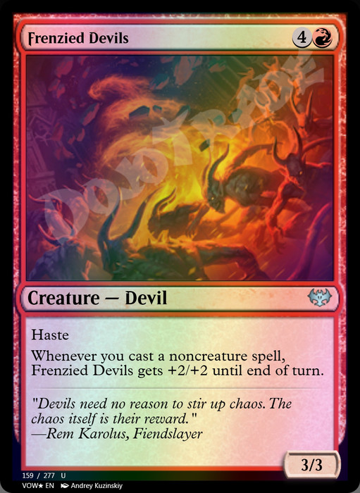 Frenzied Devils FOIL