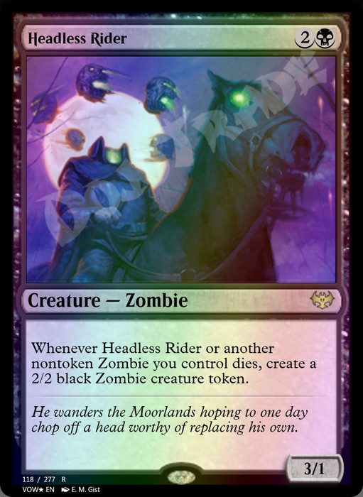 Headless Rider FOIL