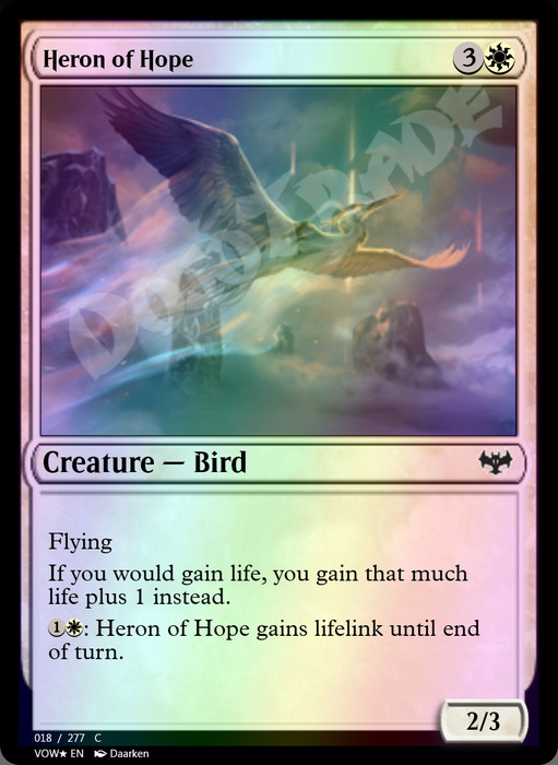 Heron of Hope FOIL