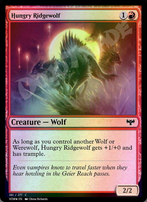 Hungry Ridgewolf FOIL