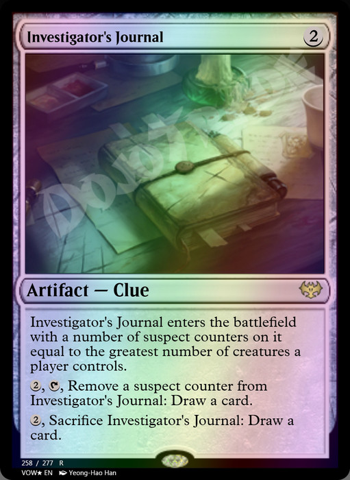 Investigator's Journal FOIL