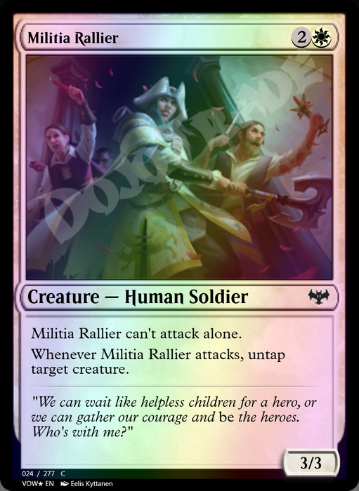 Militia Rallier FOIL