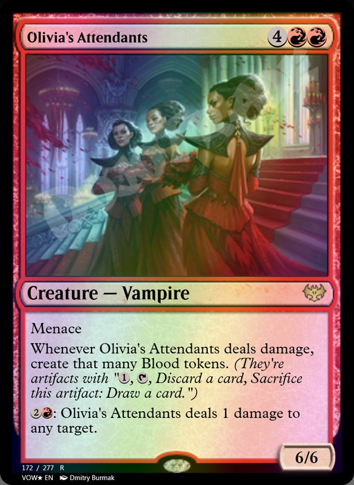 Olivia's Attendants FOIL