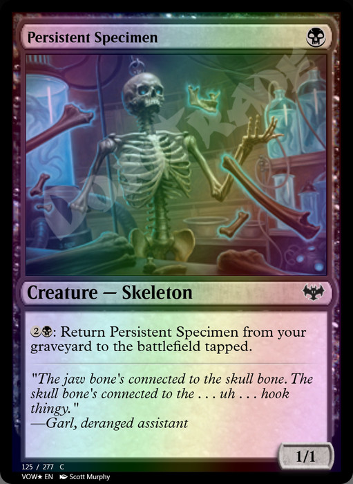 Persistent Specimen FOIL