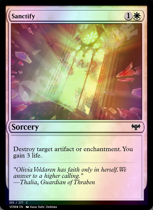 Sanctify FOIL