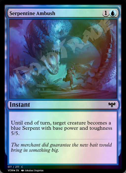 Serpentine Ambush FOIL