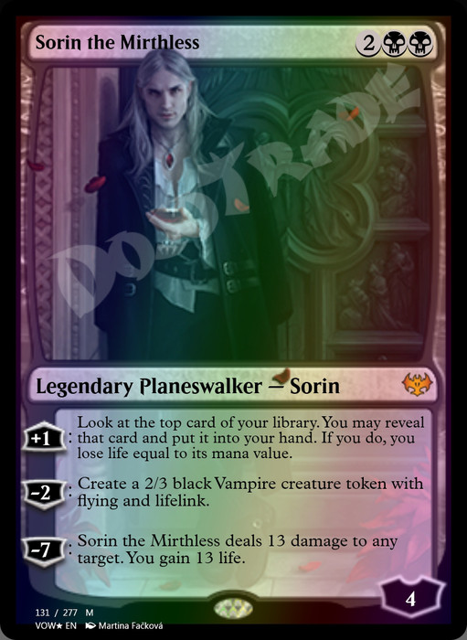 Sorin the Mirthless FOIL