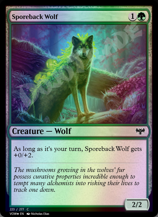 Sporeback Wolf FOIL