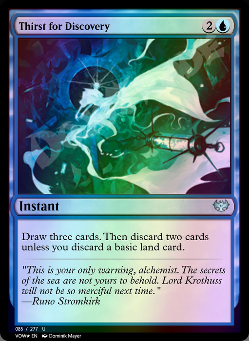 Thirst for Discovery FOIL