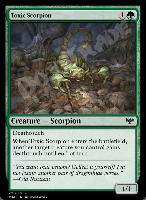 Toxic Scorpion