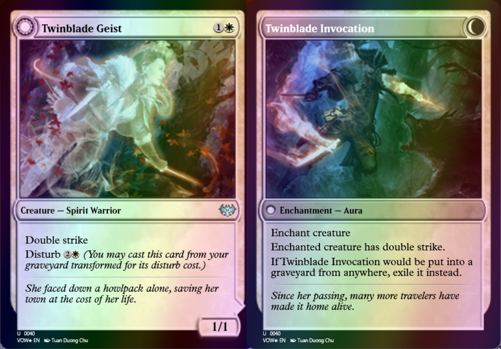 Twinblade Geist FOIL