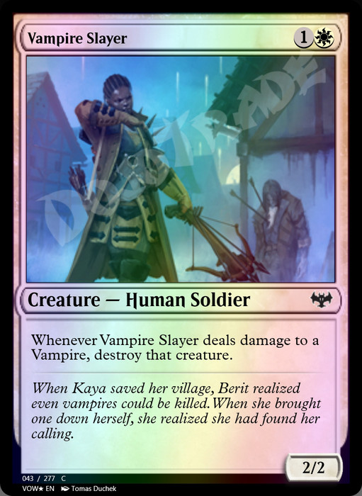 Vampire Slayer FOIL