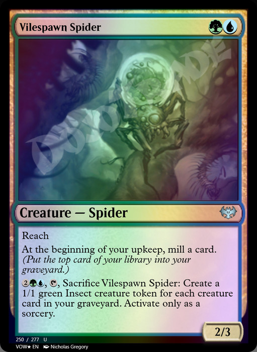 Vilespawn Spider FOIL