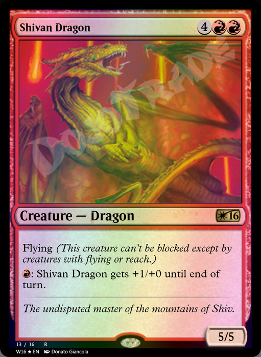 Shivan Dragon FOIL