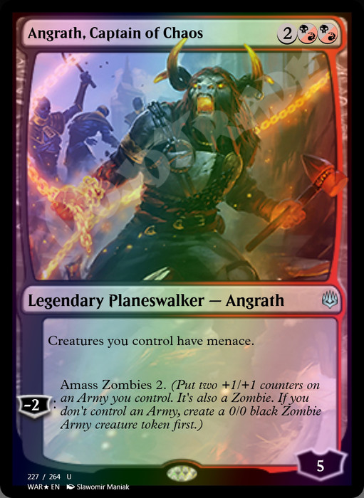 Angrath, Captain of Chaos FOIL