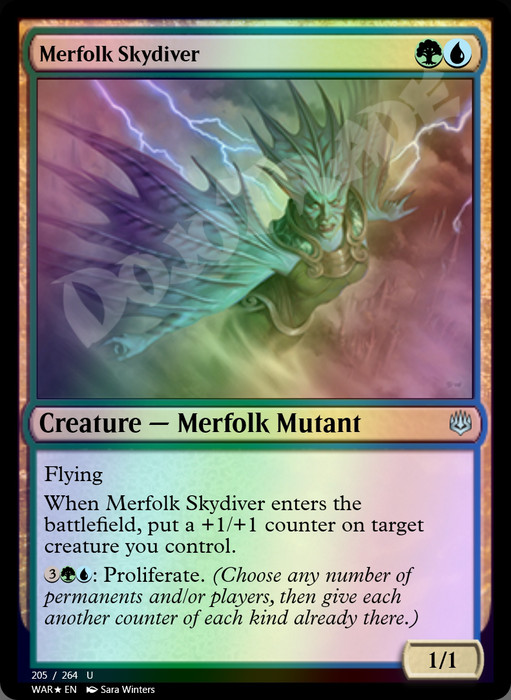 Merfolk Skydiver FOIL