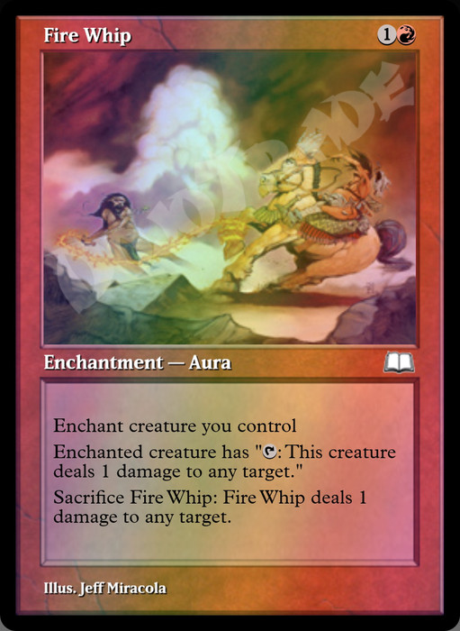 Fire Whip FOIL