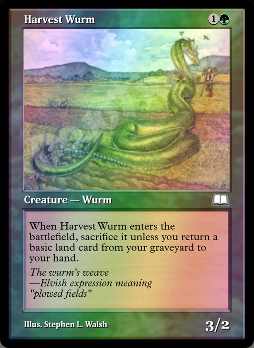 Harvest Wurm FOIL