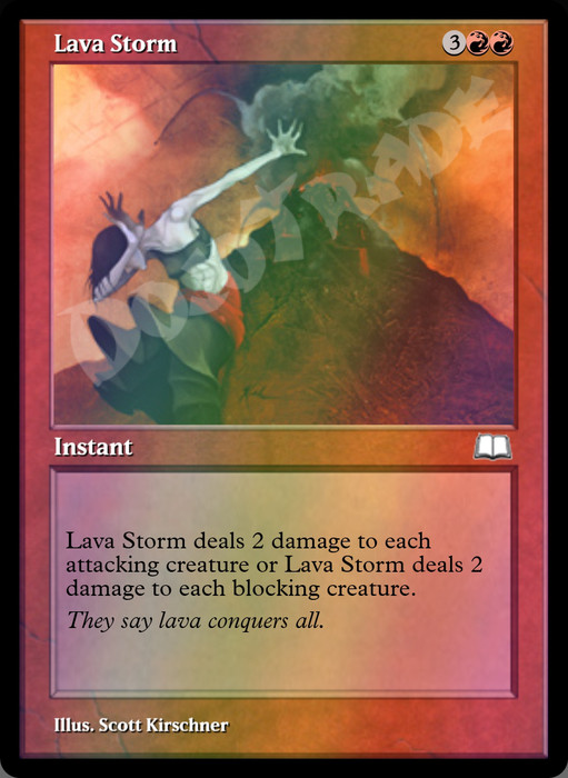 Lava Storm FOIL