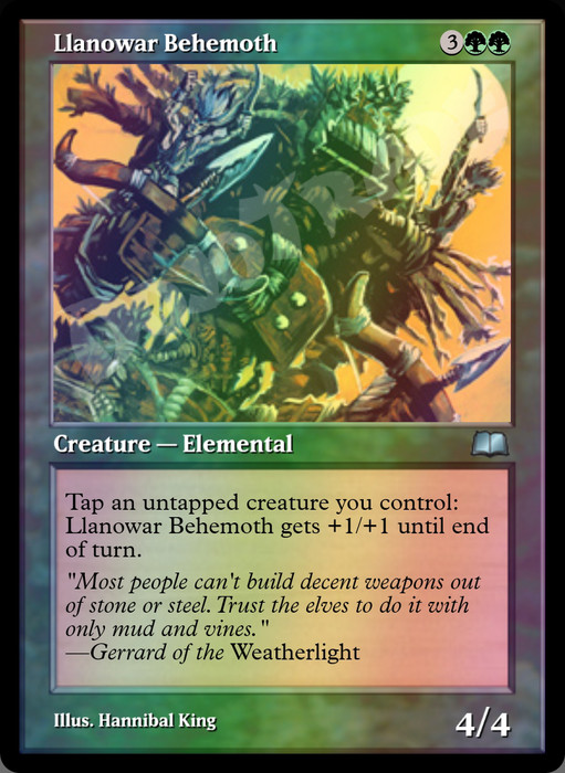 Llanowar Behemoth FOIL