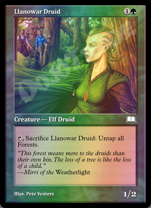 Llanowar Druid FOIL