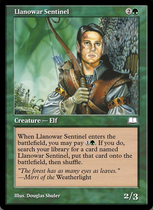 Llanowar Sentinel