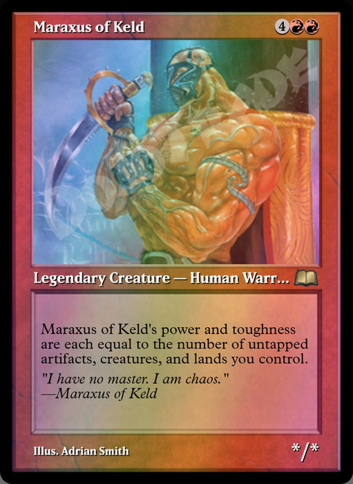 Maraxus of Keld FOIL