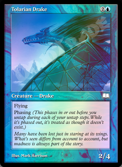 Tolarian Drake FOIL