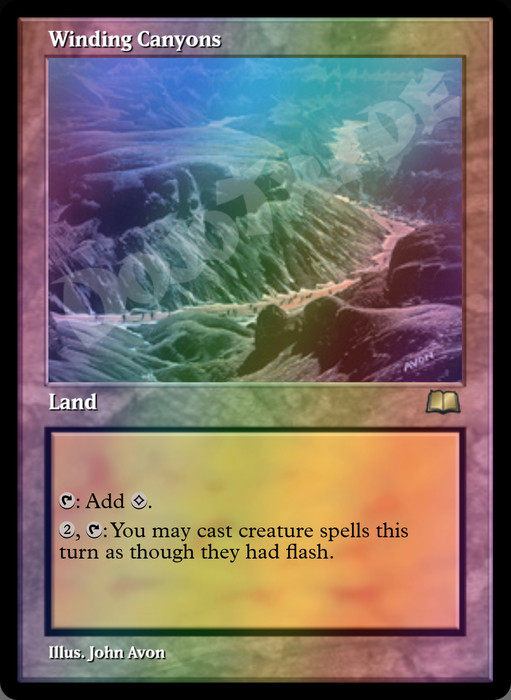 Winding Canyons FOIL