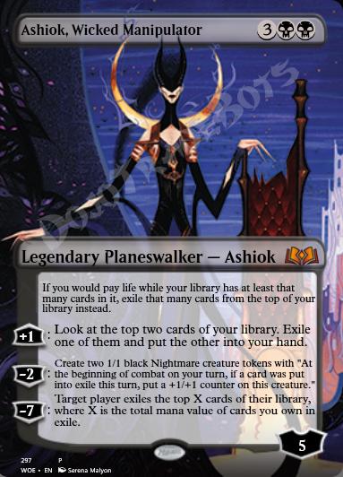 Ashiok, Wicked Manipulator (Borderless)