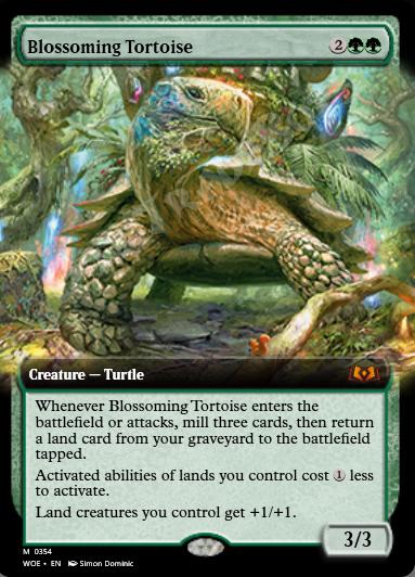 Blossoming Tortoise (Extended Art)