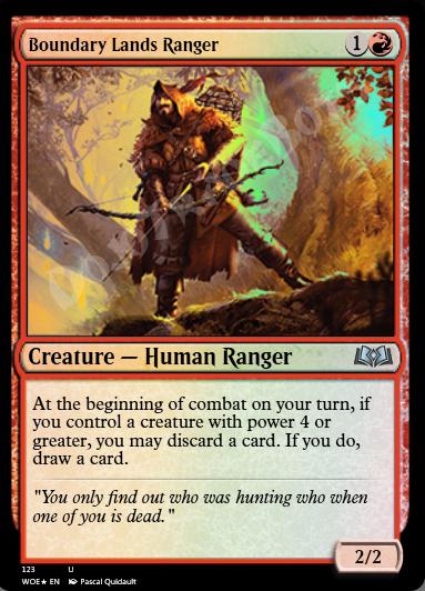 Boundary Lands Ranger FOIL