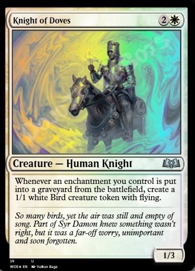 Knight of Doves FOIL