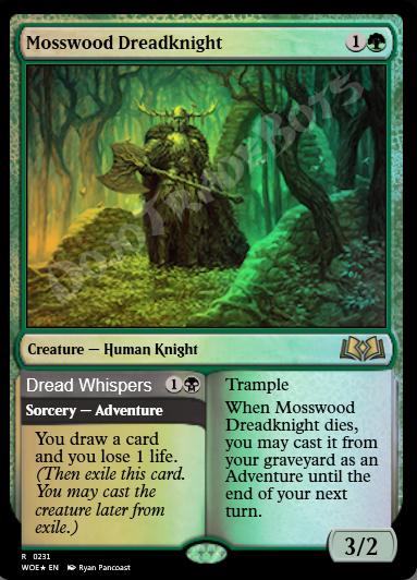 Mosswood Dreadknight FOIL